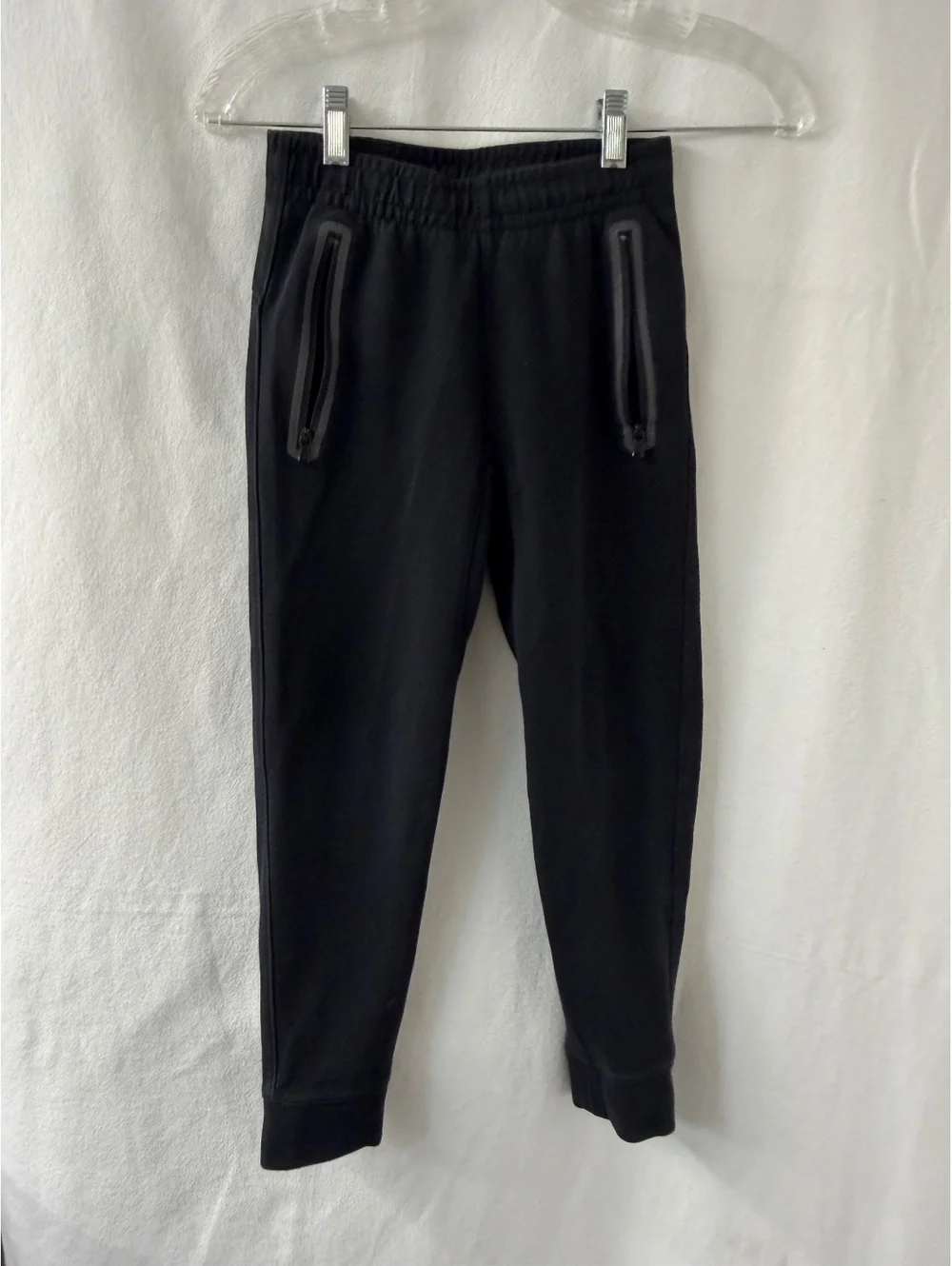 Old Navy Active Girls M 8 Dynamic Fleece Jogger Pants Black 4-Way Stretch